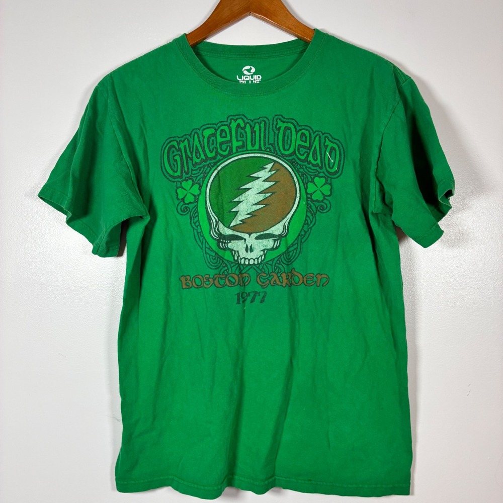 Grateful Dead T-Shirt M Boston Garden 1977 Graphic Deadhead Jam Band Retro